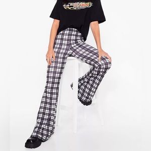 Nasty Gal Plaid Pants🤍